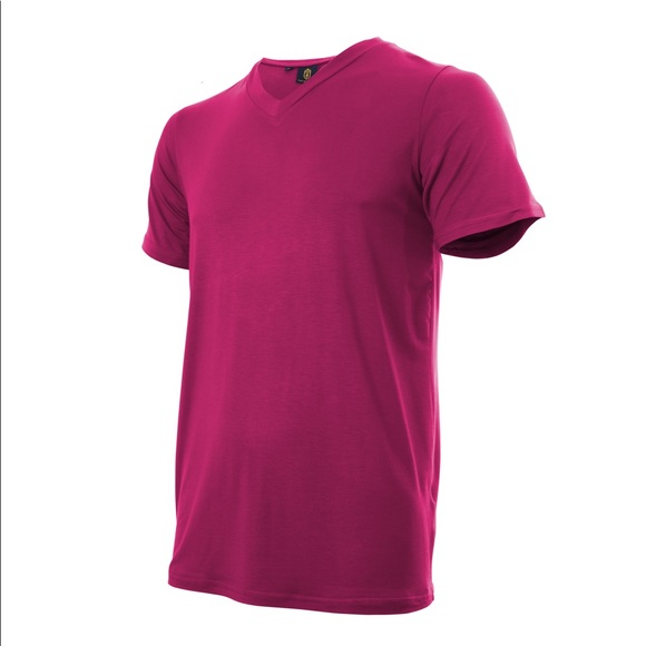 KING NEW YORK, V-NECK T-SHIRT, PINK - Picture 16 of 16